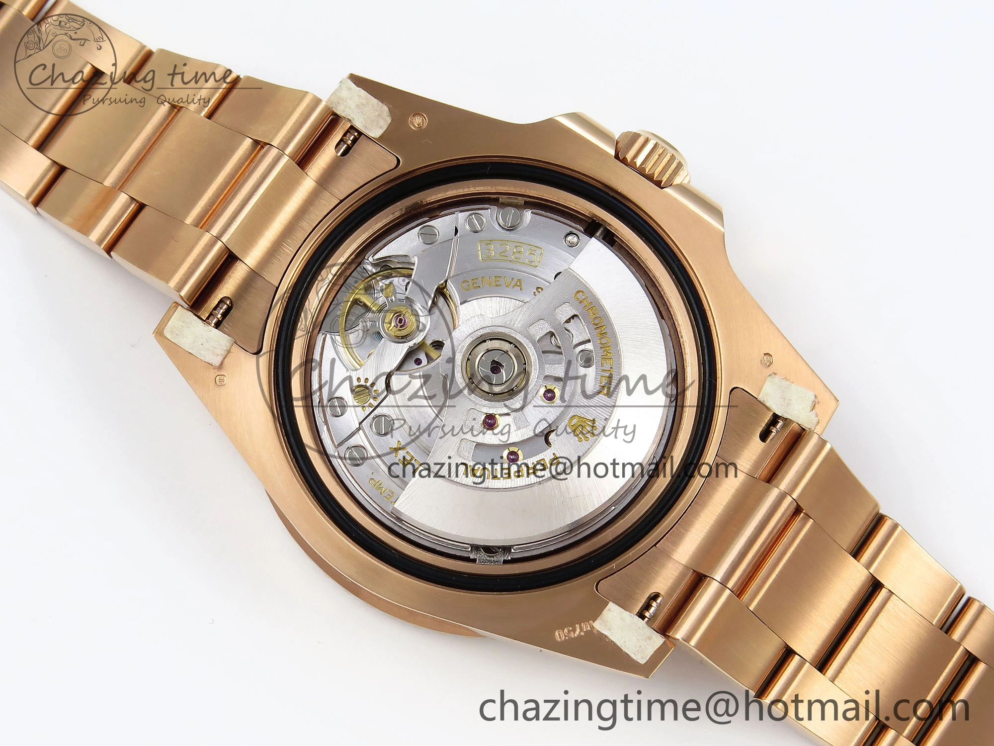 GMT-Master II 126715 CHNR Black Brown Ceramic Clean Factory 1:1 Best Edition on RG Bracelet DD3285