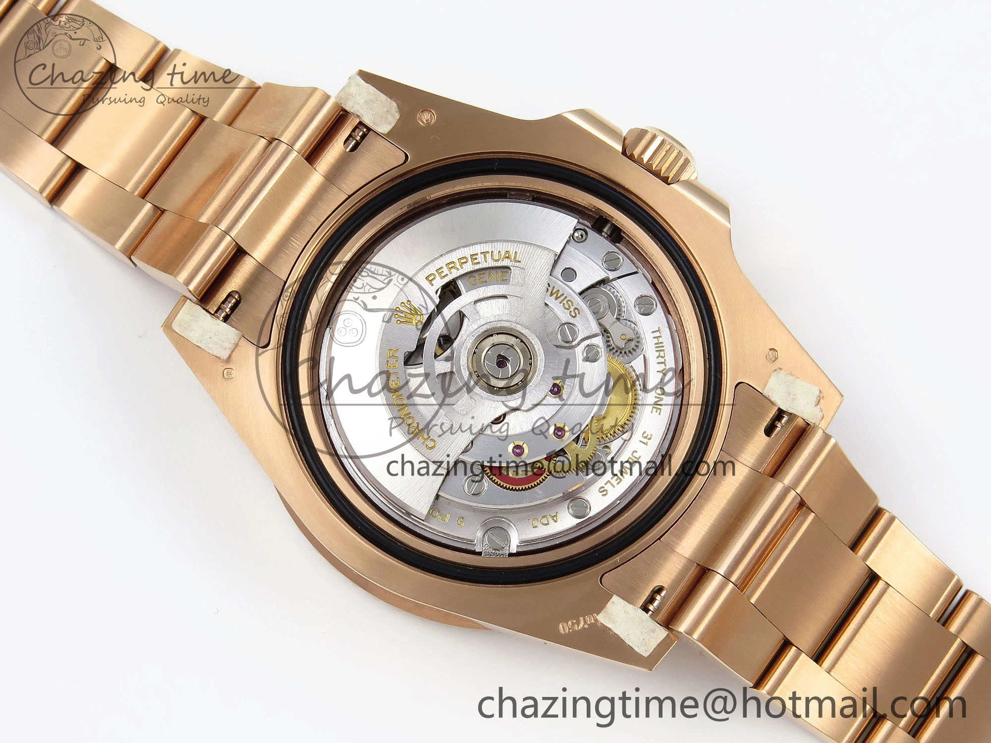 GMT-Master II 126715 CHNR Black Brown Ceramic Clean Factory 1:1 Best Edition on RG Bracelet DD3285