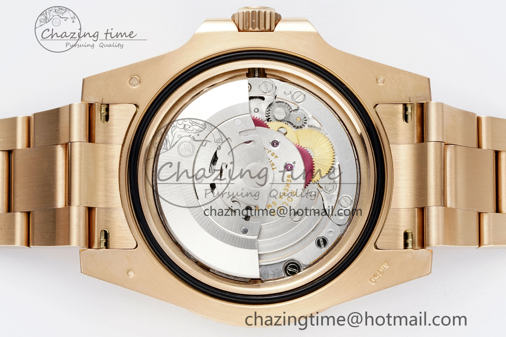 GMT-Master II 126715 CHNR Black Brown Ceramic Clean Factory 1:1 Best Edition on RG Bracelet VR3186