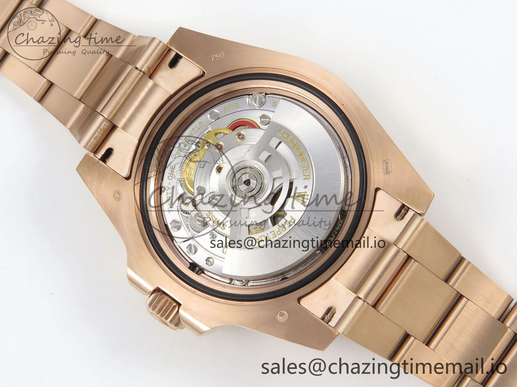 GMT-Master II 126715 CHNR RG 3EF 1:1 Best Edition Tiger Iron Dial on RG Bracelet Super Clone VR3285 CHS