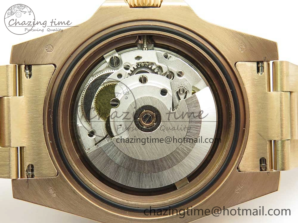 GMT-Master II 126715 CHNR RG BP Maker Best Edition Black Brown Ceramic Bezel Black Dial on RG Bracelet A2836