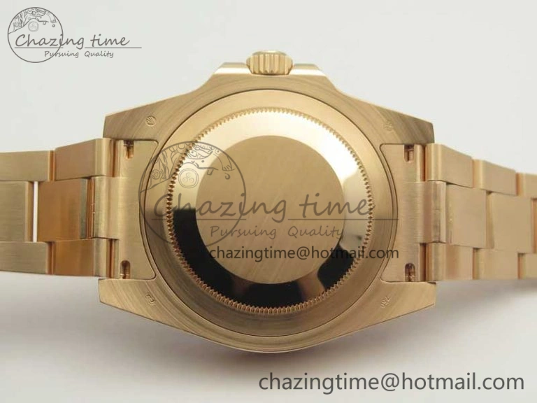 GMT-Master II 126715 RG Wrapped BP Best Edition Black Brown Ceramic Bezel Black Dial on RG Wrapped Bracelet ETA2836