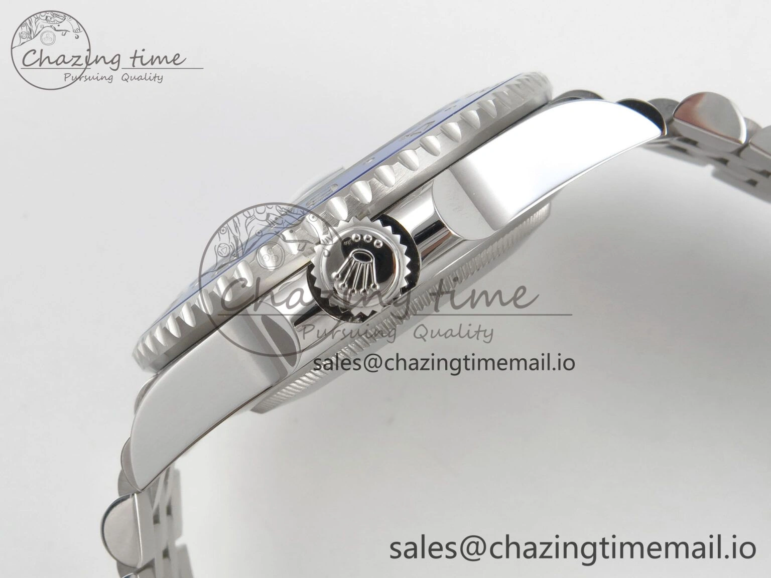 GMT-Master II 126716 BLAKEN 904L 1:1 Best Edition Blue Dial on SS Jubilee Bracelet SH3285