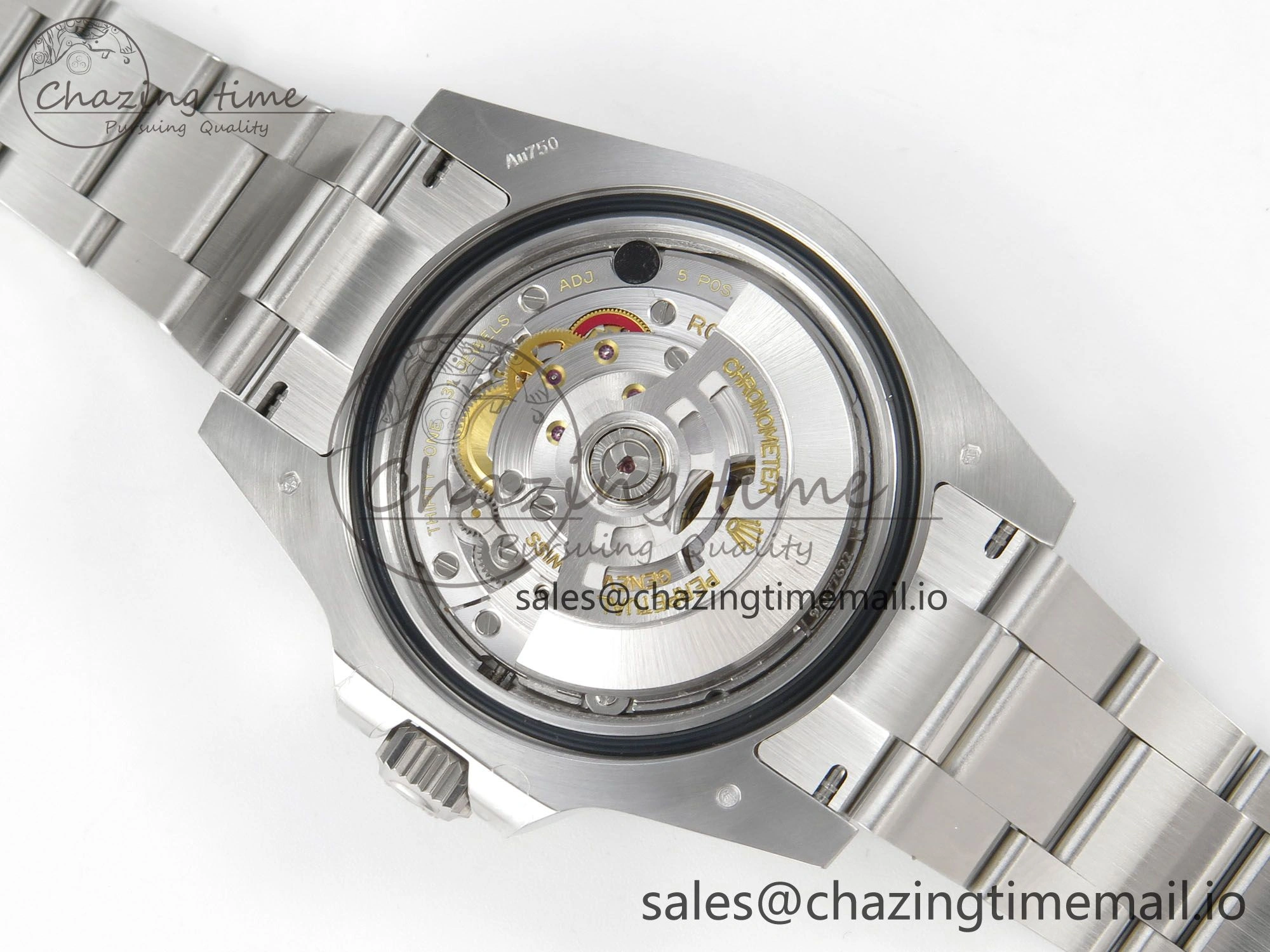 GMT-Master II 126716 BLAKEN 904L 1:1 Best Edition Meteorite Dial on SS Bracelet SH3285