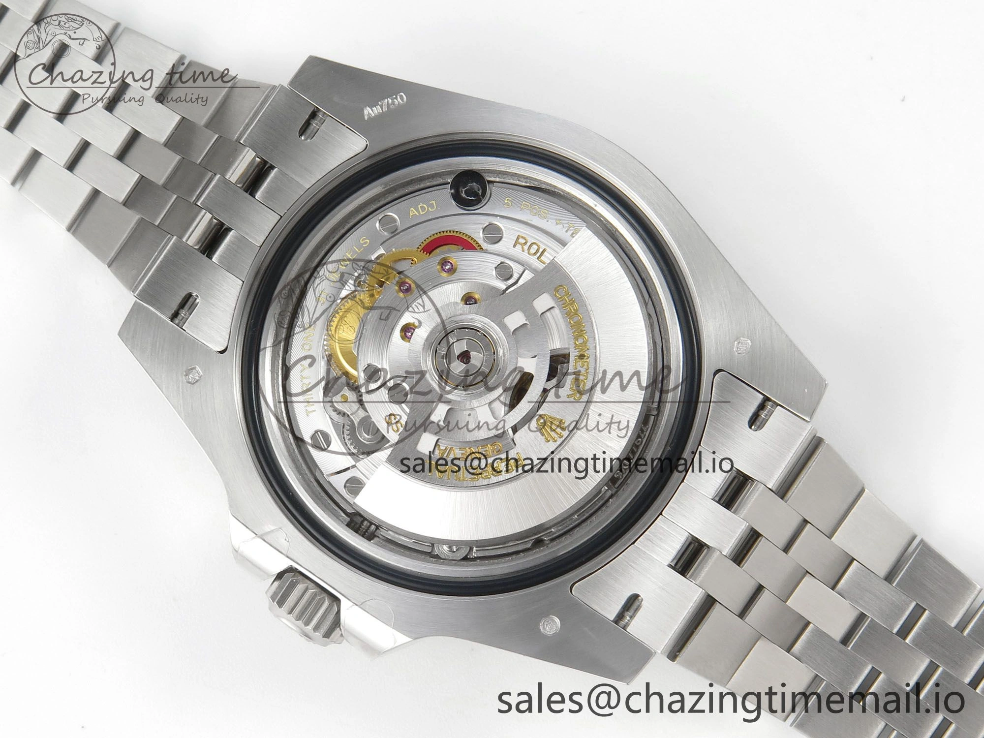 GMT-Master II 126716 BLAKEN 904L 1:1 Best Edition Meteorite Dial on SS Jubilee Bracelet SH3285