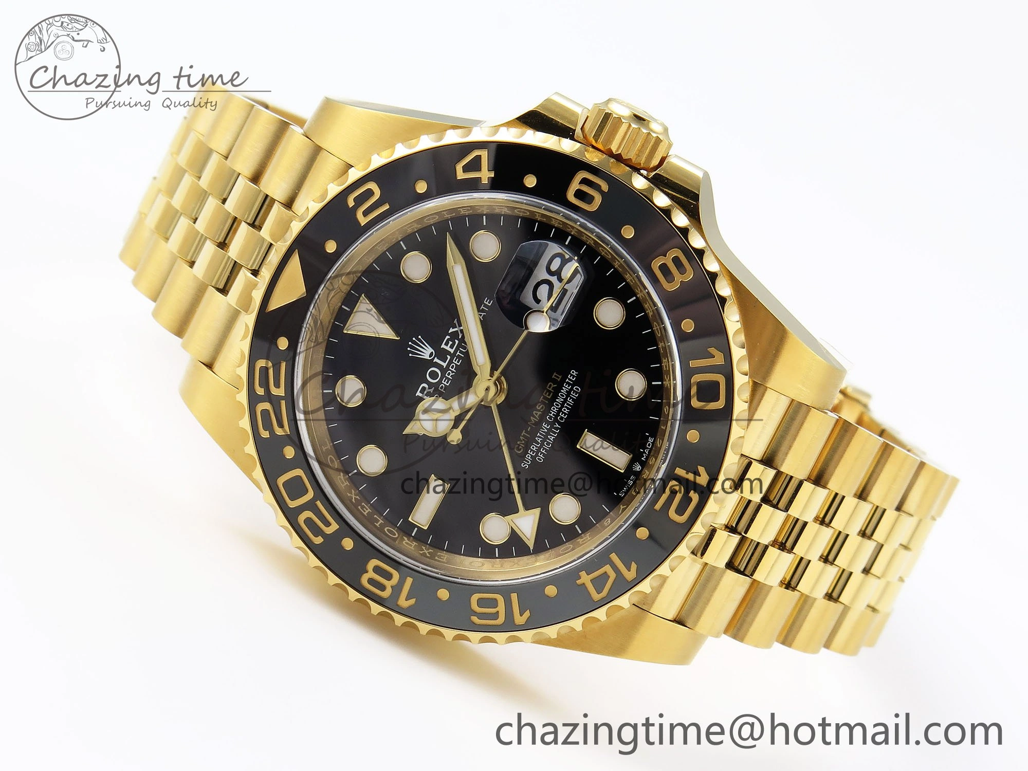 GMT Master II 126718 Clean 1:1 Best Edition Black Dial on Jubilee Bracelet DD3285