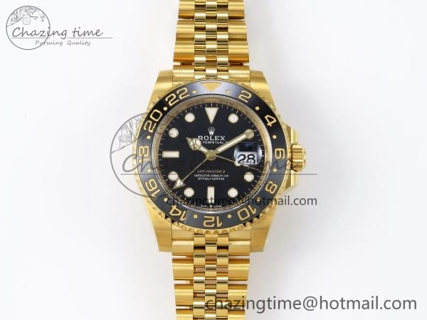 GMT Master II 126718 Clean 1:1 Best Edition Black Dial on Jubilee Bracelet DD3285