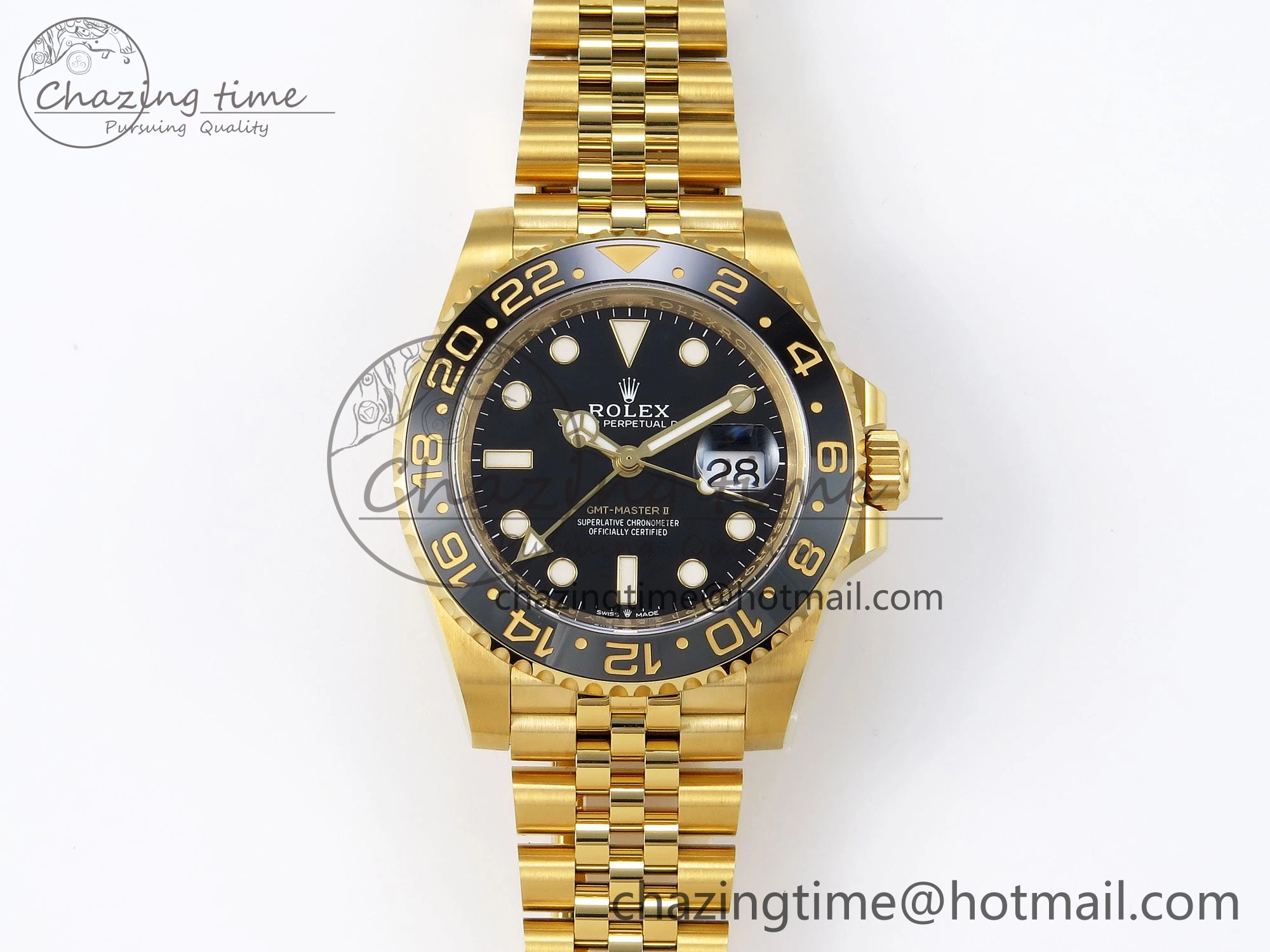 GMT Master II 126718 Clean 1:1 Best Edition Black Dial on Jubilee Bracelet DD3285