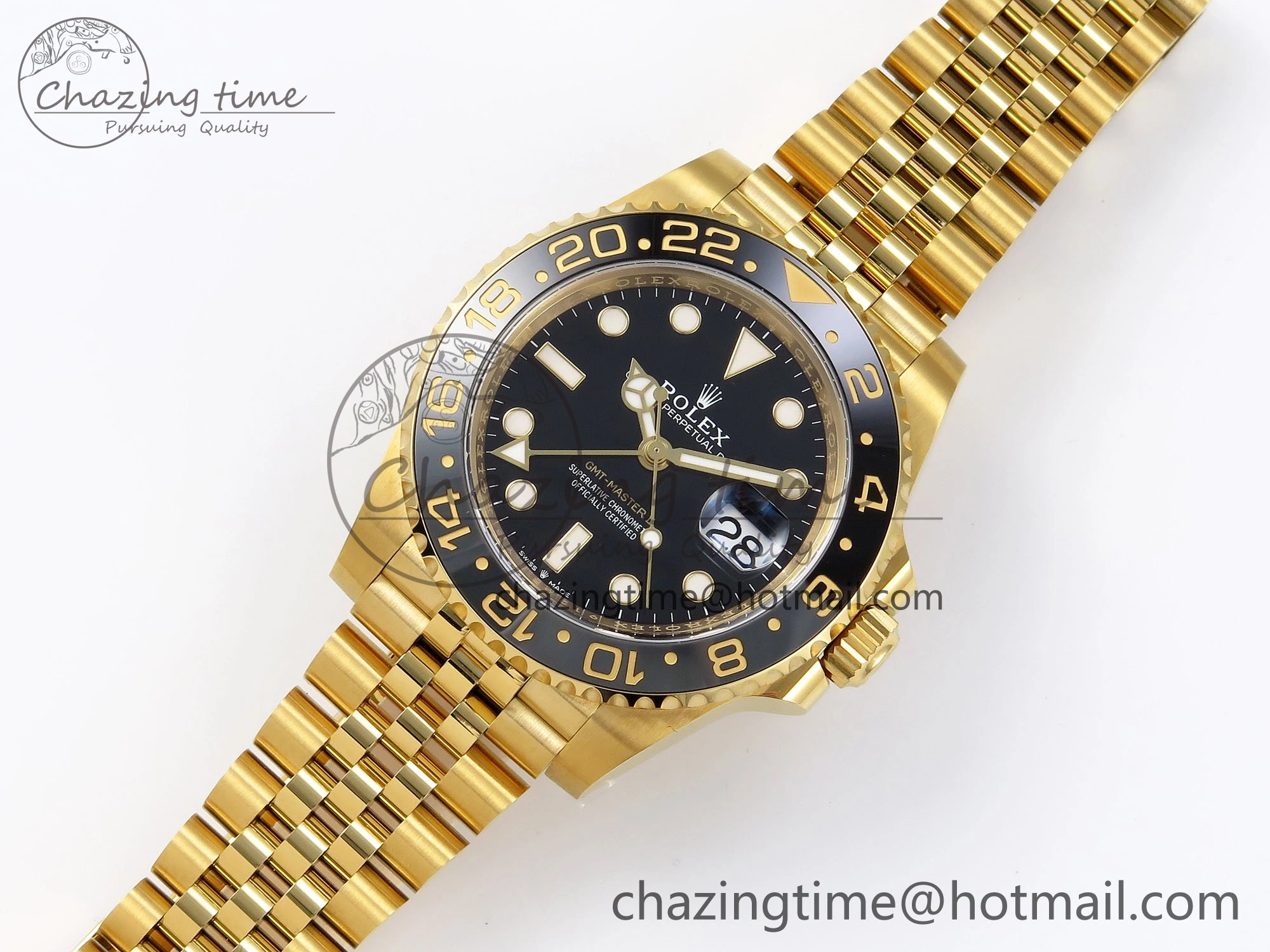 GMT Master II 126718 Clean 1:1 Best Edition Black Dial on Jubilee Bracelet DD3285