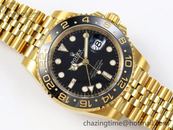 GMT Master II 126718 Clean 1:1 Best Edition Black Dial on Jubilee Bracelet DD3285