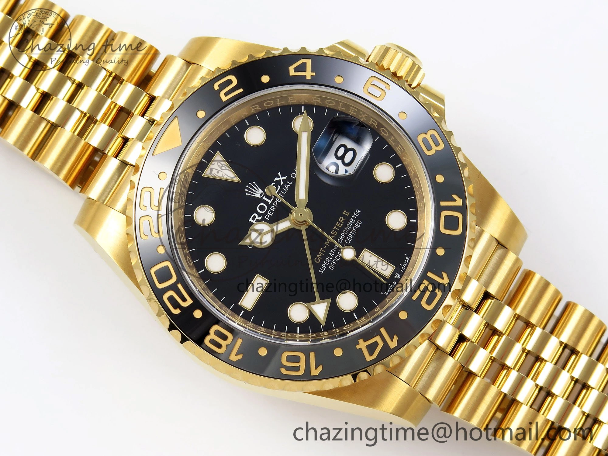 GMT Master II 126718 Clean 1:1 Best Edition Black Dial on Jubilee Bracelet DD3285