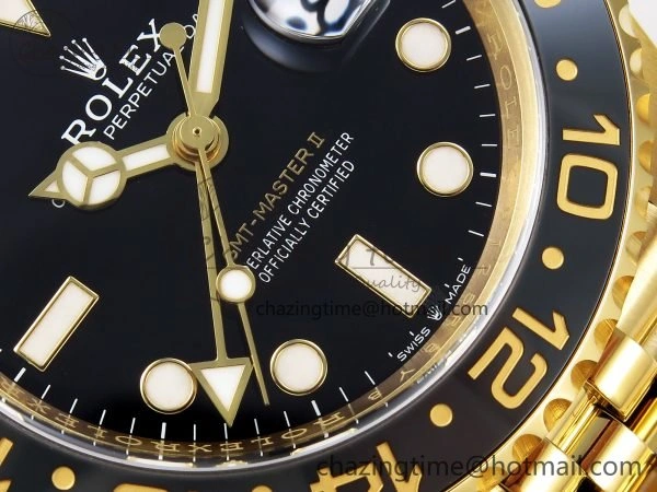 GMT Master II 126718 Clean 1:1 Best Edition Black Dial on Jubilee Bracelet DD3285