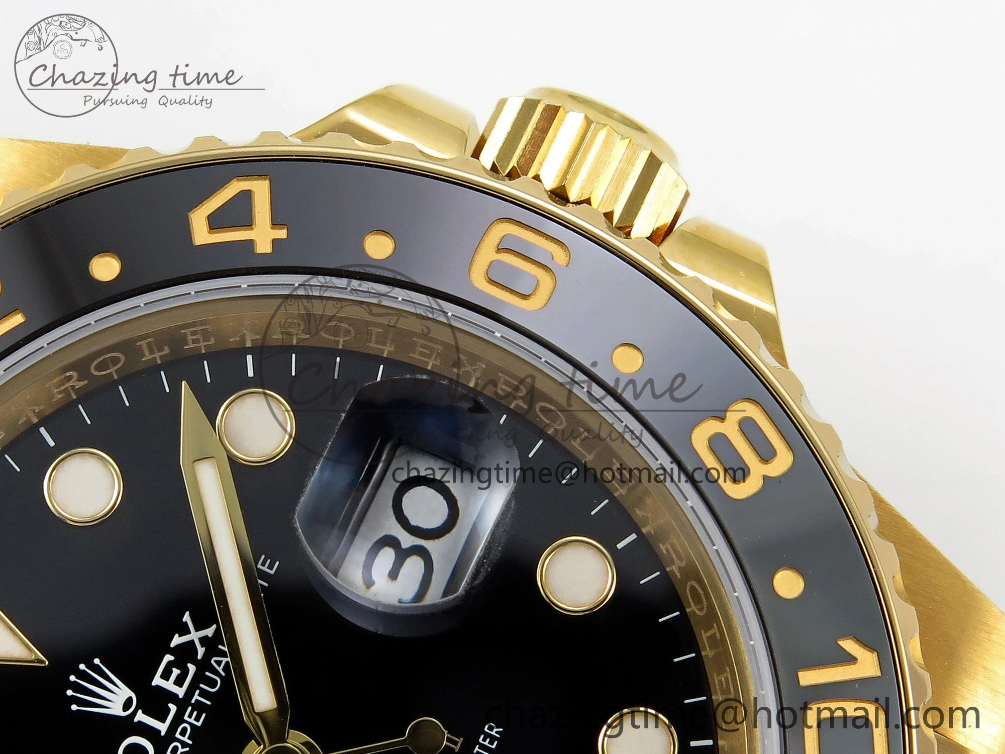 GMT-Master II 126718 GRNR ARF 1:1 Best Edition Black Dial on YG Jubilee Bracelet VR3285 CHS