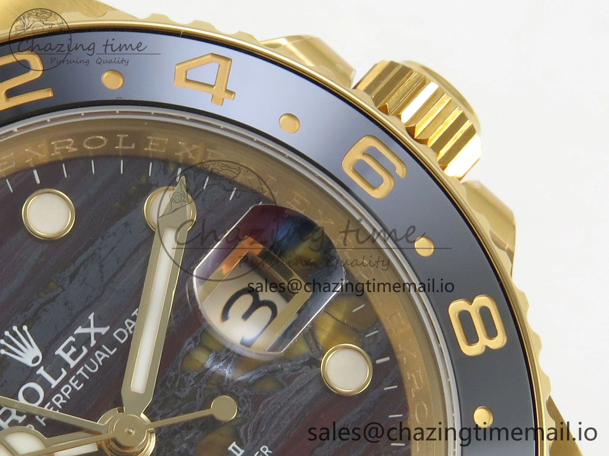 GMT Master II 126718 GRNR ARF Best Edition Tiger Iron Dial on YG Jubilee Bracelet VR3285 CHS
