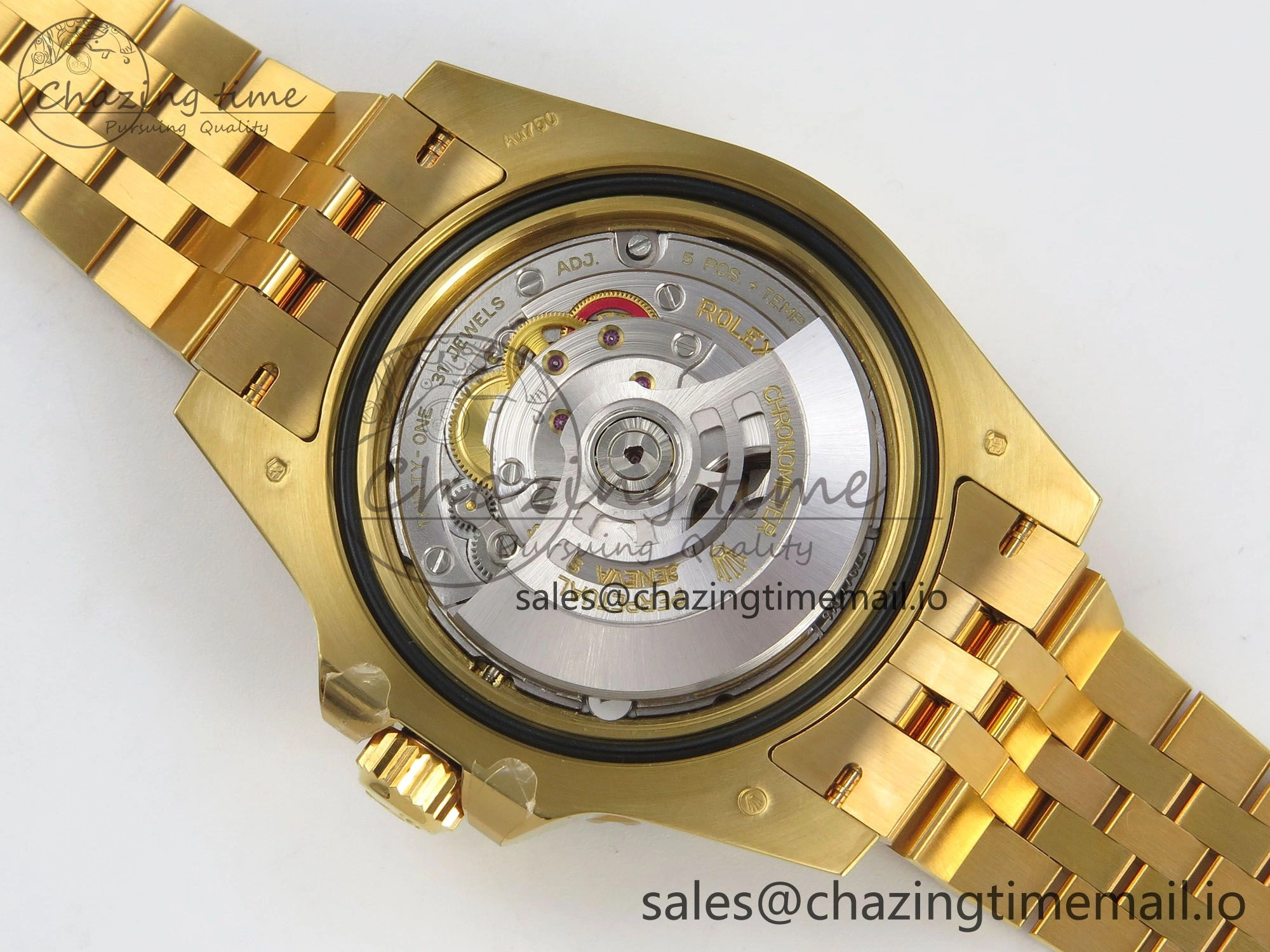GMT Master II 126718 GRNR ARF Best Edition Tiger Iron Dial on YG Jubilee Bracelet VR3285 CHS