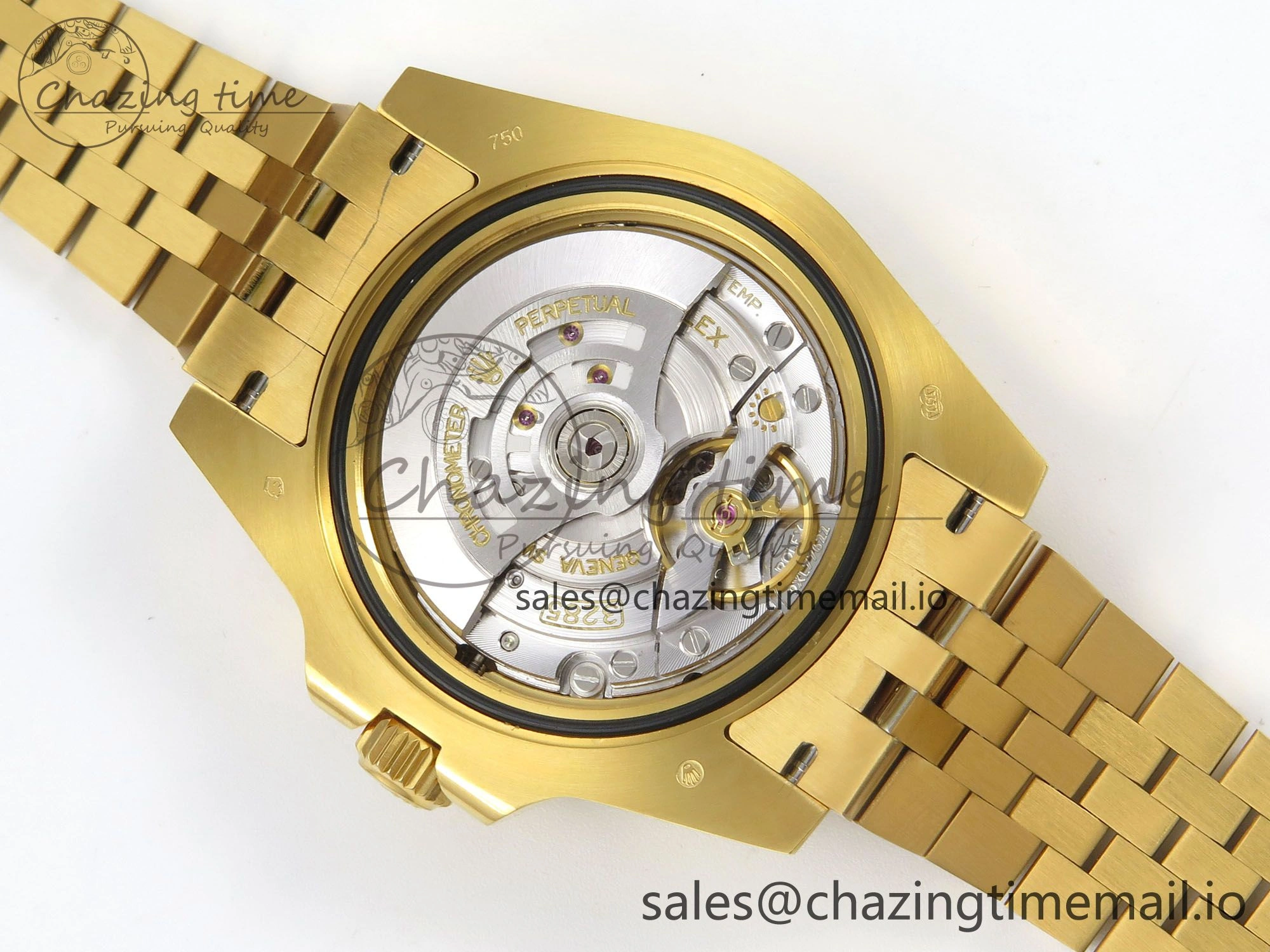 GMT-Master II 126718 GRNR YG 3EF 1:1 Best Edition Tiger Iron Dial On YG Bracelet Super Clone VR3285 CHS