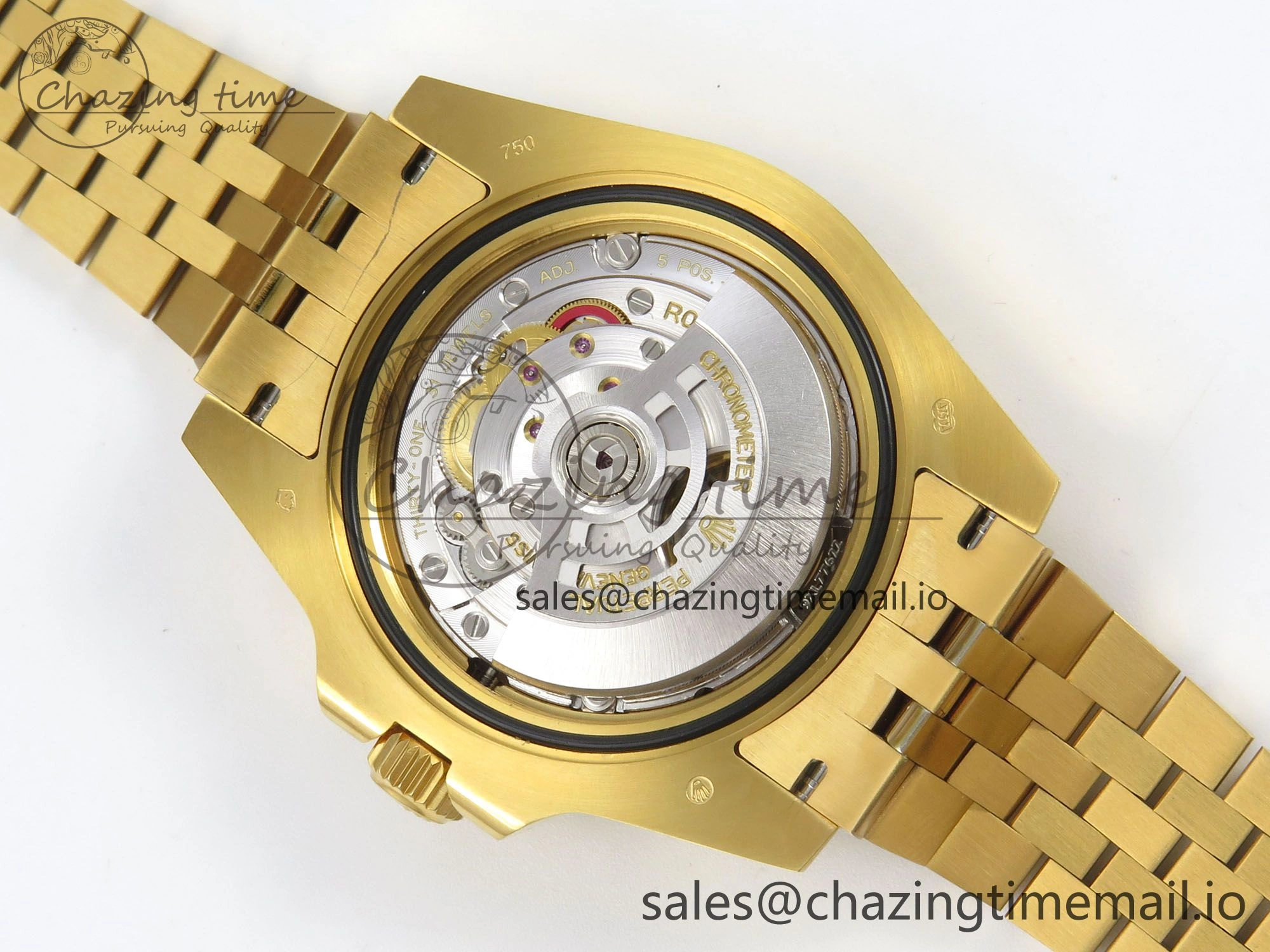 GMT-Master II 126718 GRNR YG 3EF 1:1 Best Edition Tiger Iron Dial On YG Bracelet Super Clone VR3285 CHS