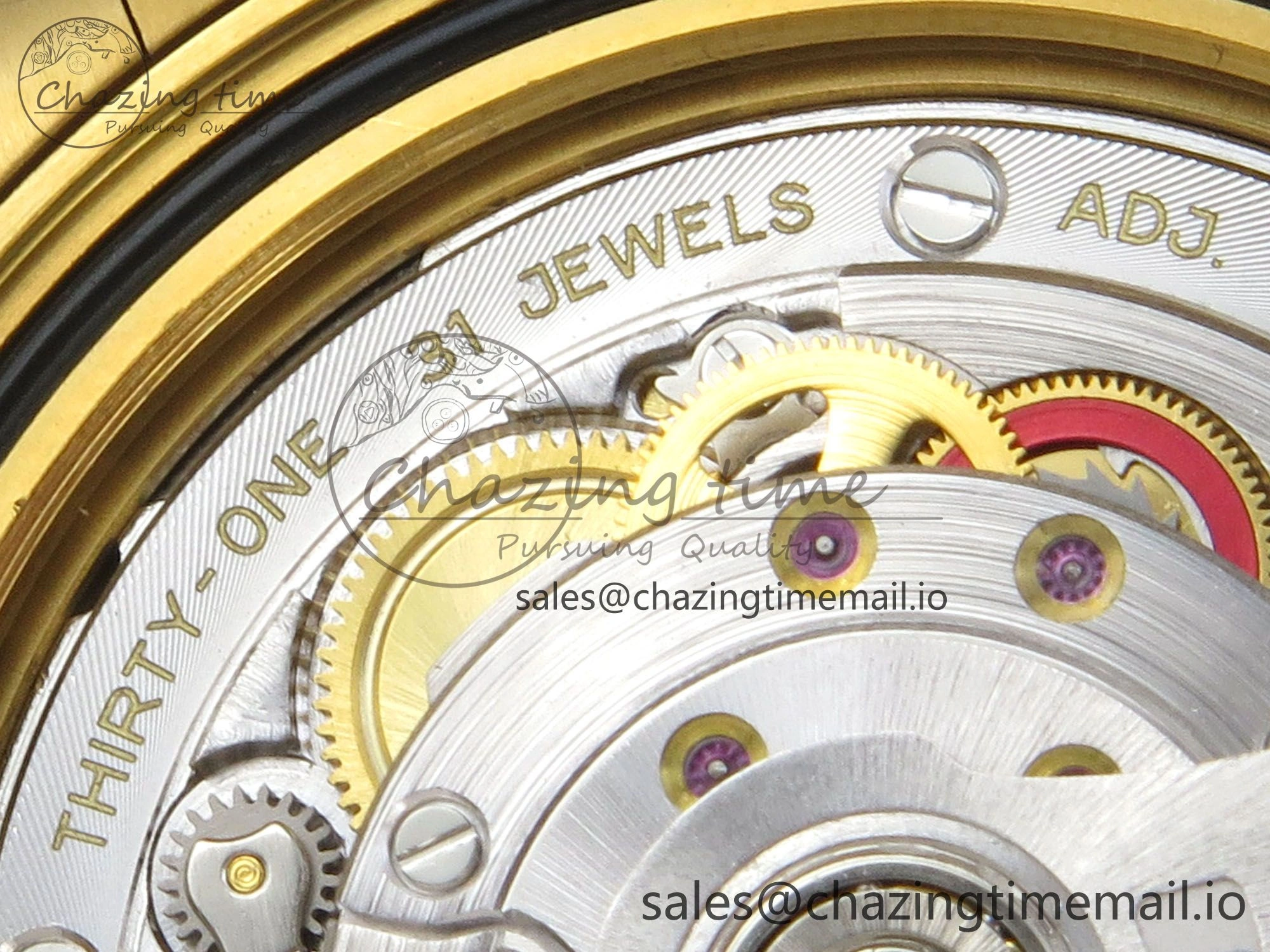 GMT-Master II 126718 GRNR YG 3EF 1:1 Best Edition Tiger Iron Dial On YG Bracelet Super Clone VR3285 CHS