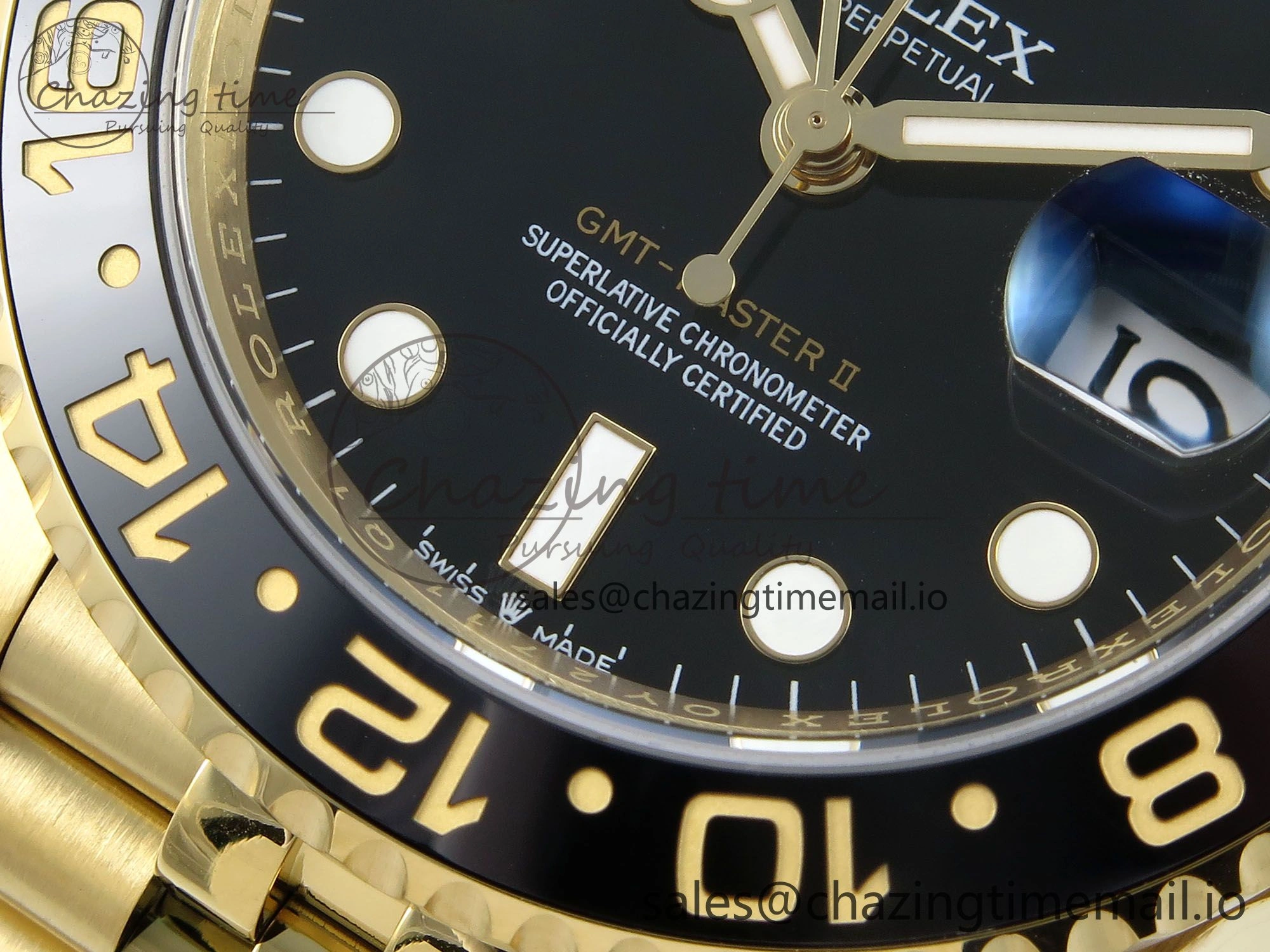 GMT-Master II 126718 LN Black Ceramic 904L Steel EWE 1:1 Best Edition on Jubilee Strap EWE3285 V5