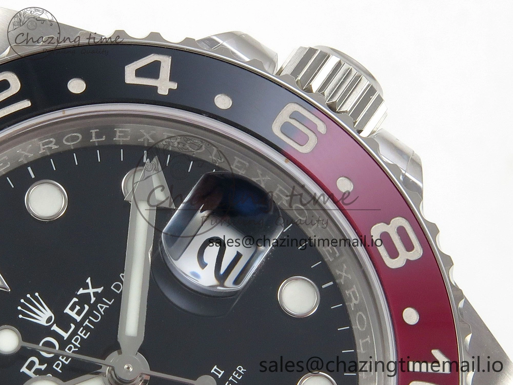 GMT-Master II 126719 BLAKEN 904L 1:1 Best Edition Black Dial on SS Bracelet SH3285