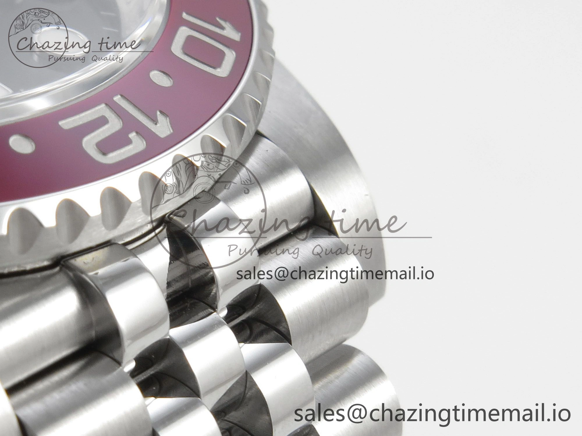 GMT-Master II 126719 BLAKEN 904L 1:1 Best Edition Black Dial on SS Jubilee Bracelet SH3285