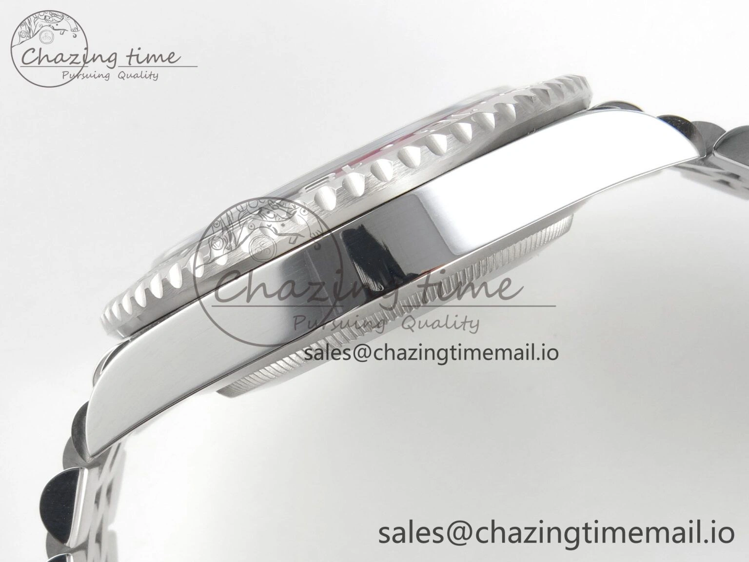 GMT-Master II 126719 BLAKEN 904L 1:1 Best Edition Black Dial on SS Jubilee Bracelet SH3285