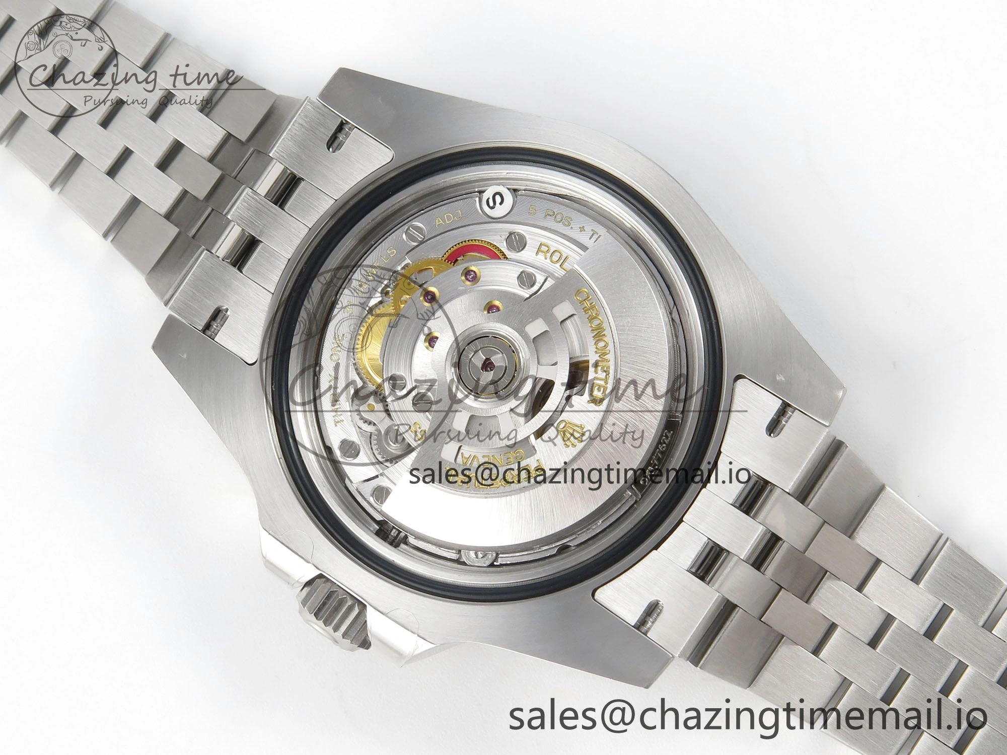 GMT-Master II 126719 BLAKEN 904L 1:1 Best Edition Black Dial on SS Jubilee Bracelet SH3285