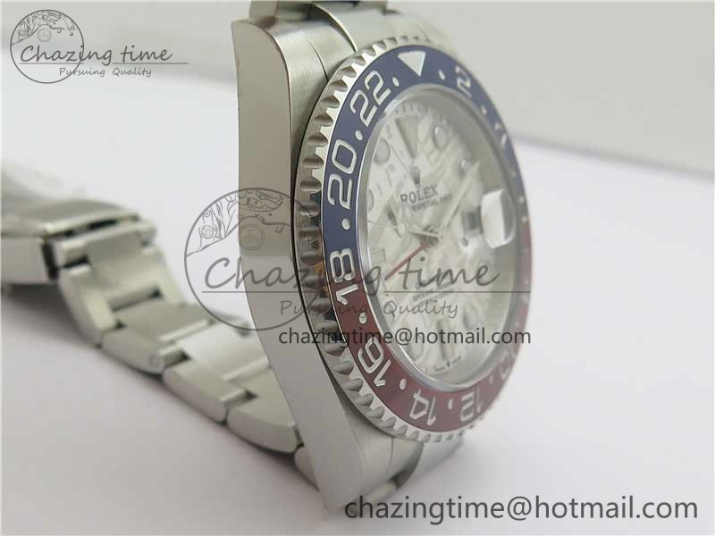 GMT-Master II 126719 BLRO 904L BP Maker 1:1 Best Edition Meteorite Dial On 904L Oyster Bracelet A3285 (Correct Hand Stack)