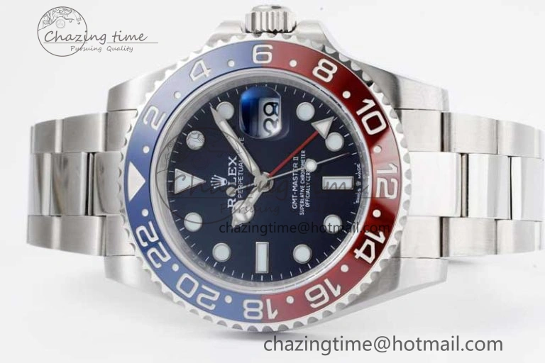 GMT Master II 126719 BLRO 904L SS APF 1:1 Best Edition Blue Dial on Bracelet VR3285 CHS