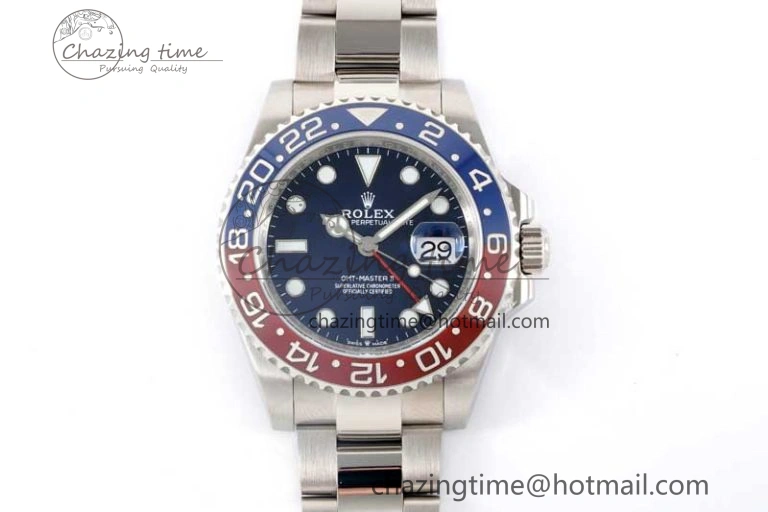 GMT Master II 126719 BLRO 904L SS APF 1:1 Best Edition Blue Dial on Bracelet VR3285 CHS