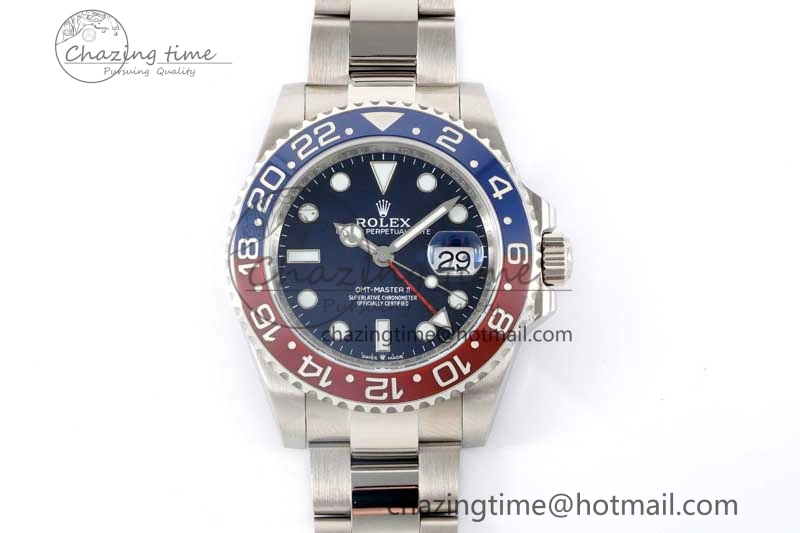 GMT Master II 126719 BLRO 904L SS APF 1:1 Best Edition Blue Dial on Bracelet VR3285 CHS