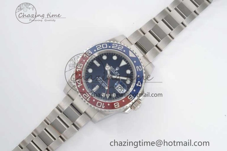 GMT Master II 126719 BLRO 904L SS APF 1:1 Best Edition Blue Dial on Bracelet VR3285 CHS
