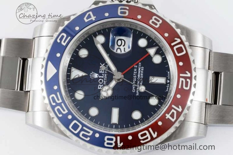 GMT Master II 126719 BLRO 904L SS APF 1:1 Best Edition Blue Dial on Bracelet VR3285 CHS
