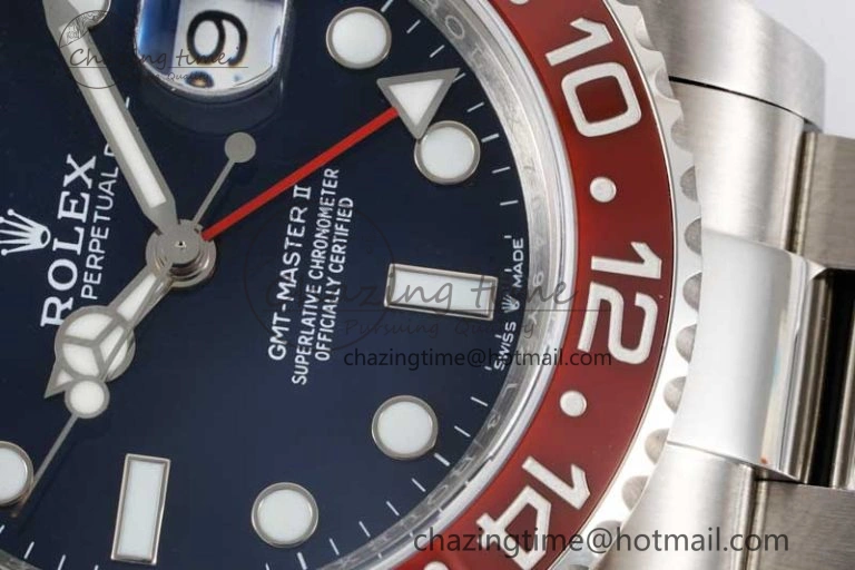 GMT Master II 126719 BLRO 904L SS APF 1:1 Best Edition Blue Dial on Bracelet VR3285 CHS