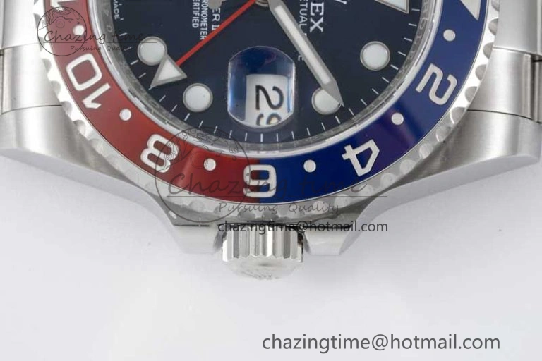 GMT Master II 126719 BLRO 904L SS APF 1:1 Best Edition Blue Dial on Bracelet VR3285 CHS