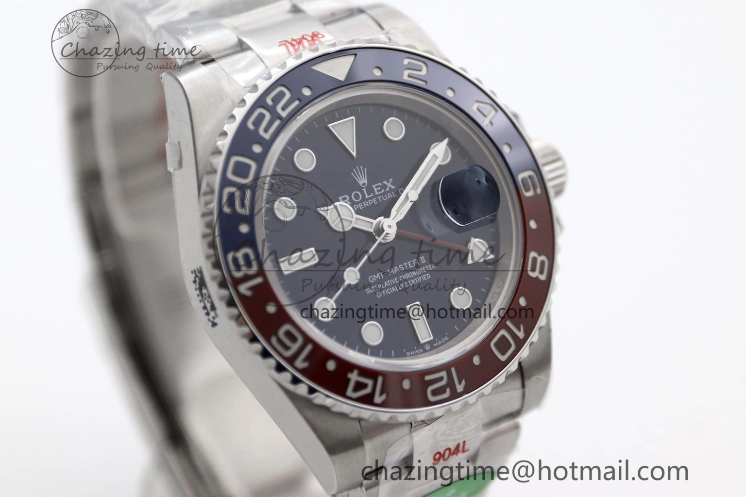 GMT Master II 126719 BLRO 904L SS TW+ Best Edition Blue Dial on Bracelet VR3285 CHS
