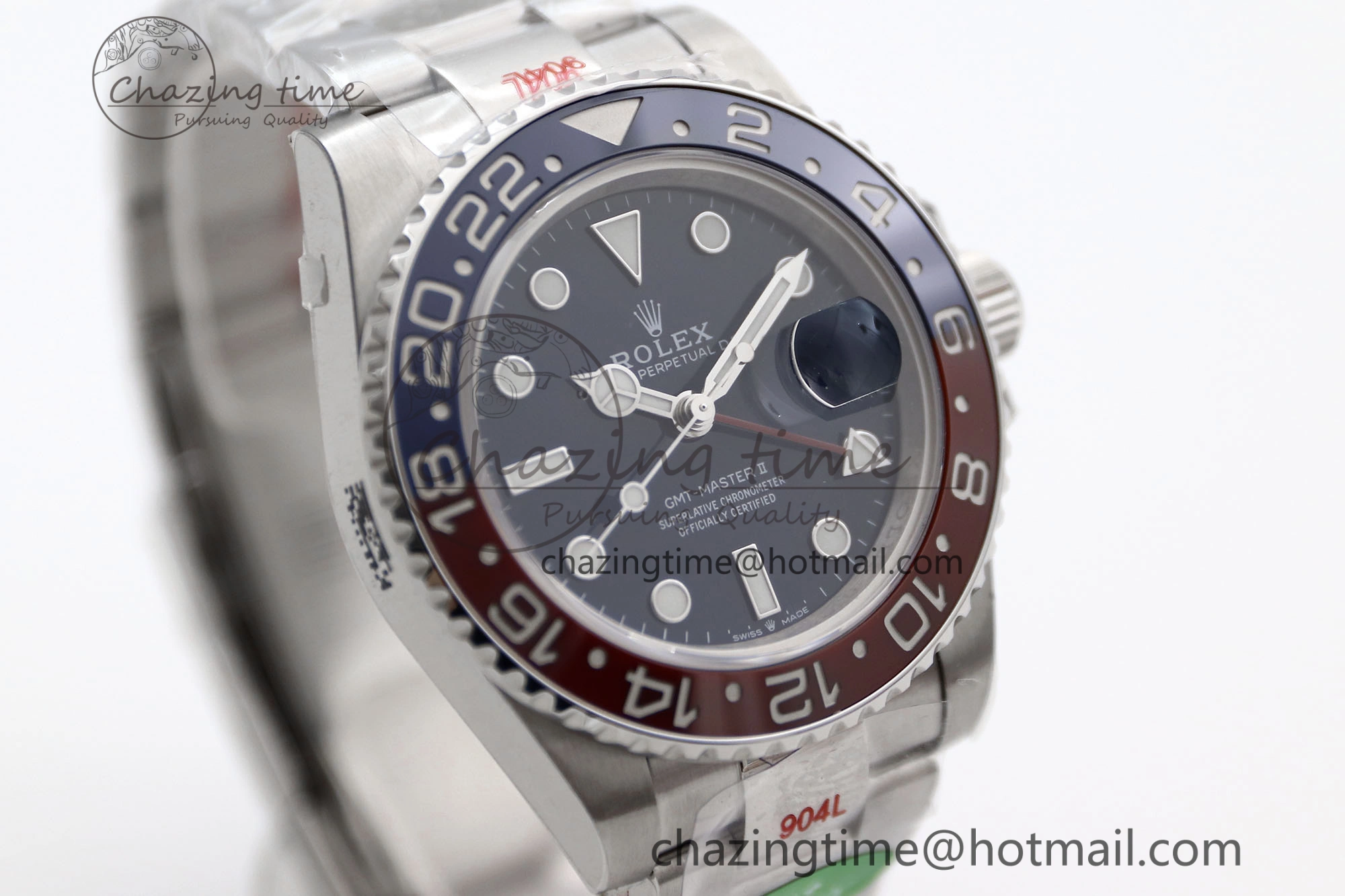 GMT Master II 126719 BLRO 904L SS TW+ Best Edition Blue Dial on Bracelet VR3285 CHS
