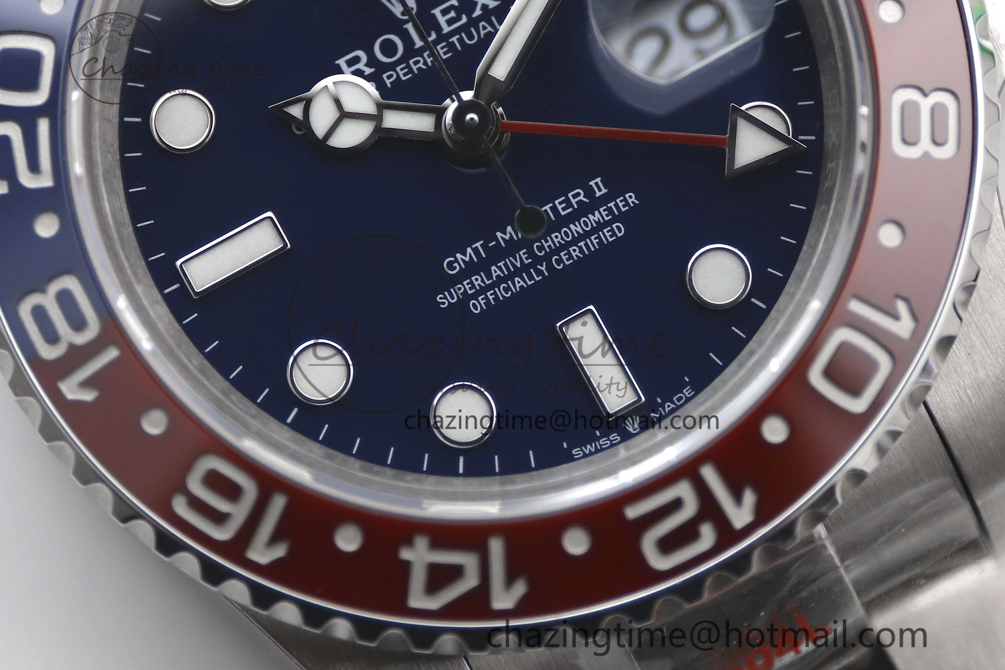 GMT Master II 126719 BLRO 904L SS TW+ Best Edition Blue Dial on Bracelet VR3285 CHS