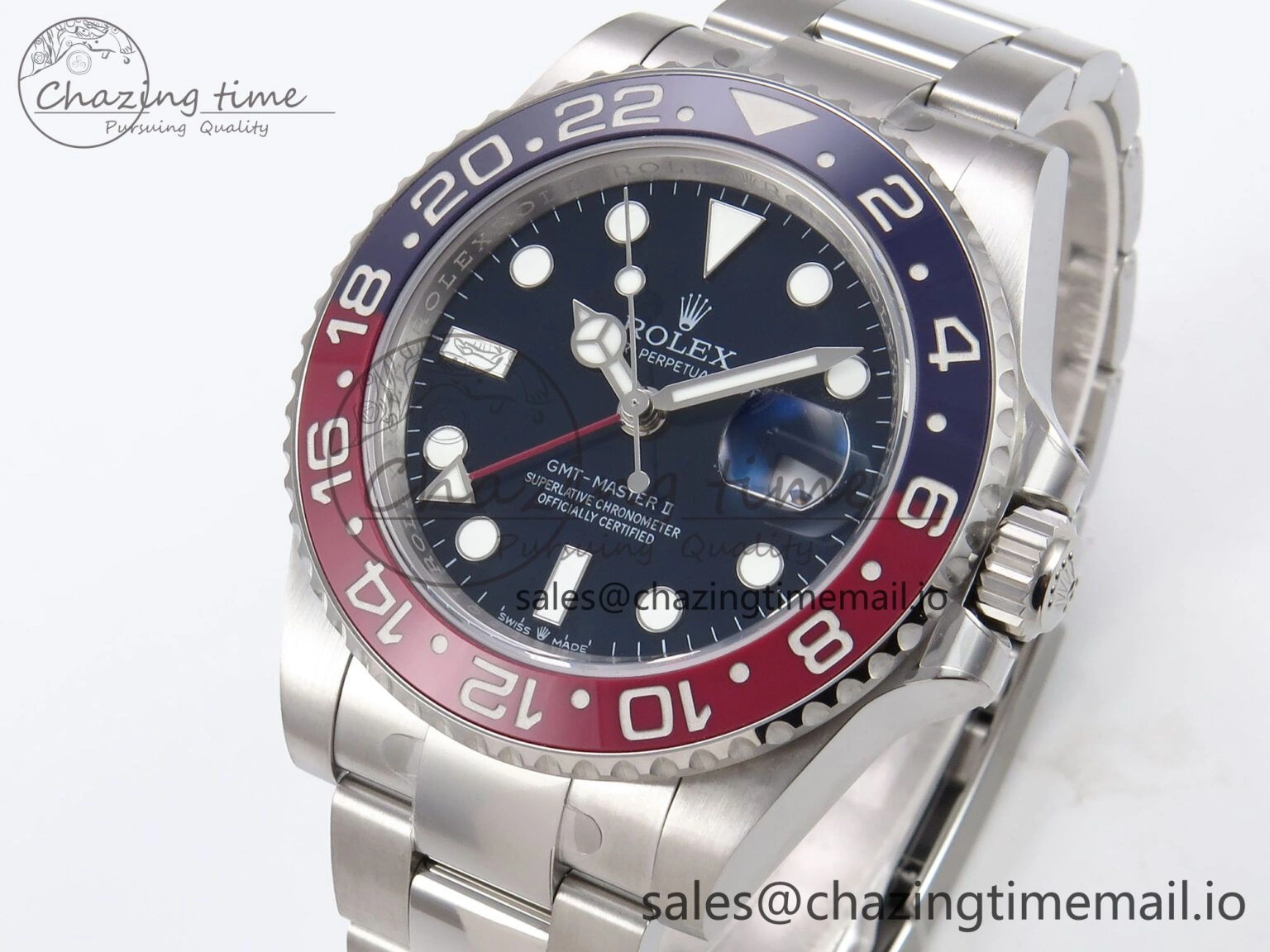GMT-Master II 126719 BLRO 904L THBF 1:1 Best Edition on Oyster Bracelet SH3285 CHS