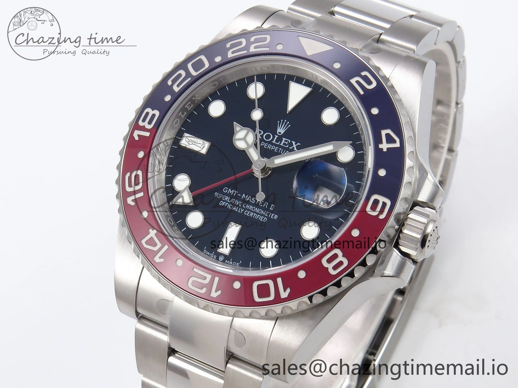 GMT-Master II 126719 BLRO 904L THBF 1:1 Best Edition on Oyster Bracelet SH3285 CHS