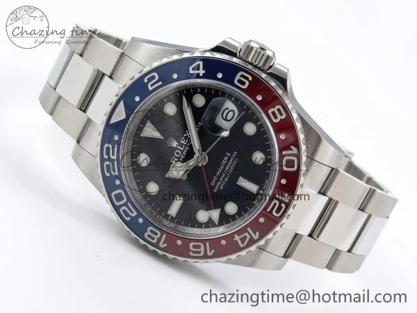 GMT-Master II 126719 BLRO Blue Red Ceramic C+SF Best Edition Blue Dial on Bracelet VR3285 CHS
