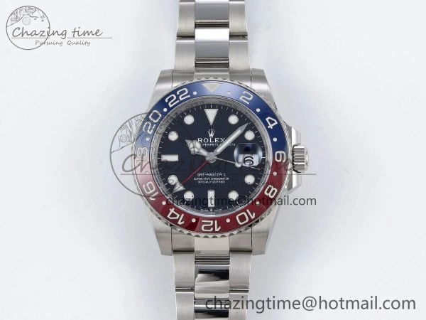 GMT-Master II 126719 BLRO Blue Red Ceramic C+SF Best Edition Blue Dial on Bracelet VR3285 CHS