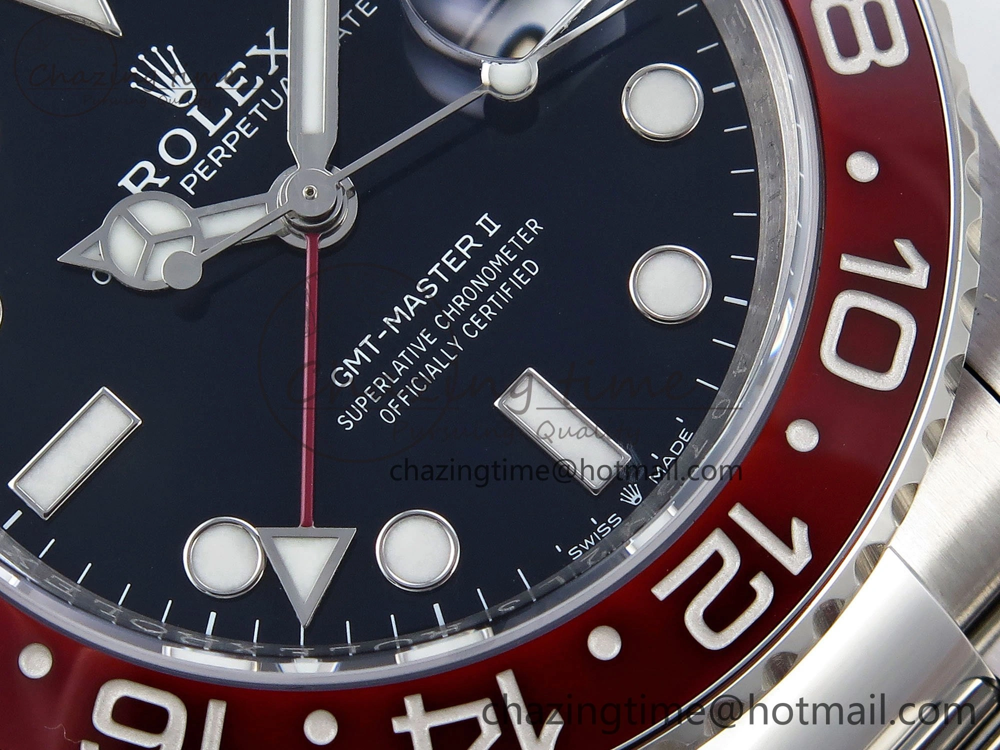 GMT-Master II 126719 BLRO Blue Red Ceramic C+SF Best Edition Blue Dial on Bracelet VR3285 CHS