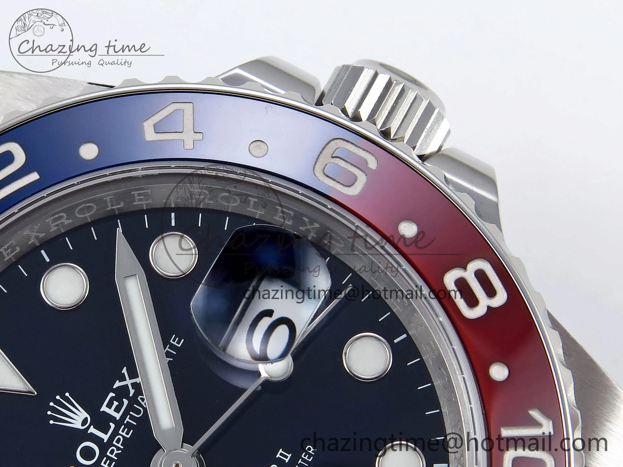GMT-Master II 126719 BLRO Blue Red Ceramic C+SF Best Edition Blue Dial on Bracelet VR3285 CHS
