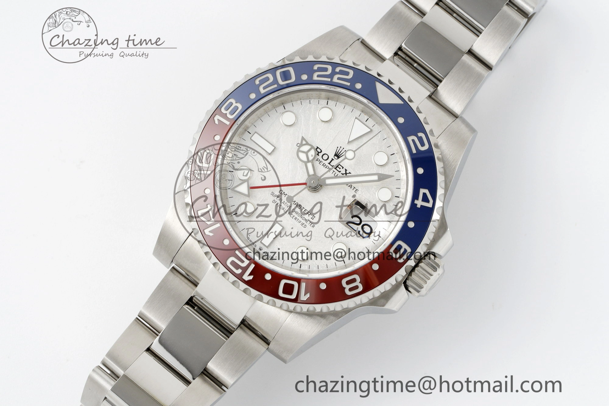 GMT Master II 126719 BLRO Meteorite 904L SS JDF 1:1 Best Edition on Bracelet VR3285 CHS