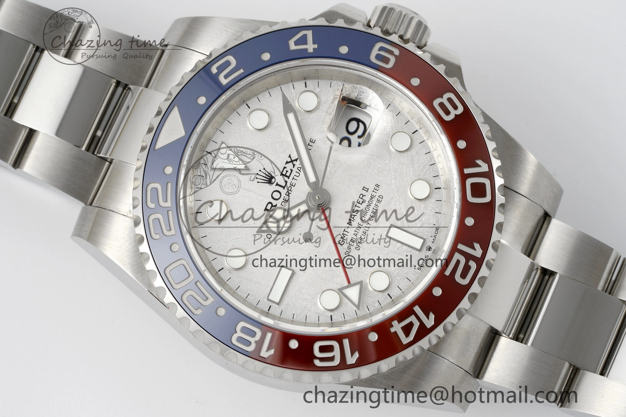 GMT Master II 126719 BLRO Meteorite 904L SS JDF 1:1 Best Edition on Bracelet VR3285 CHS