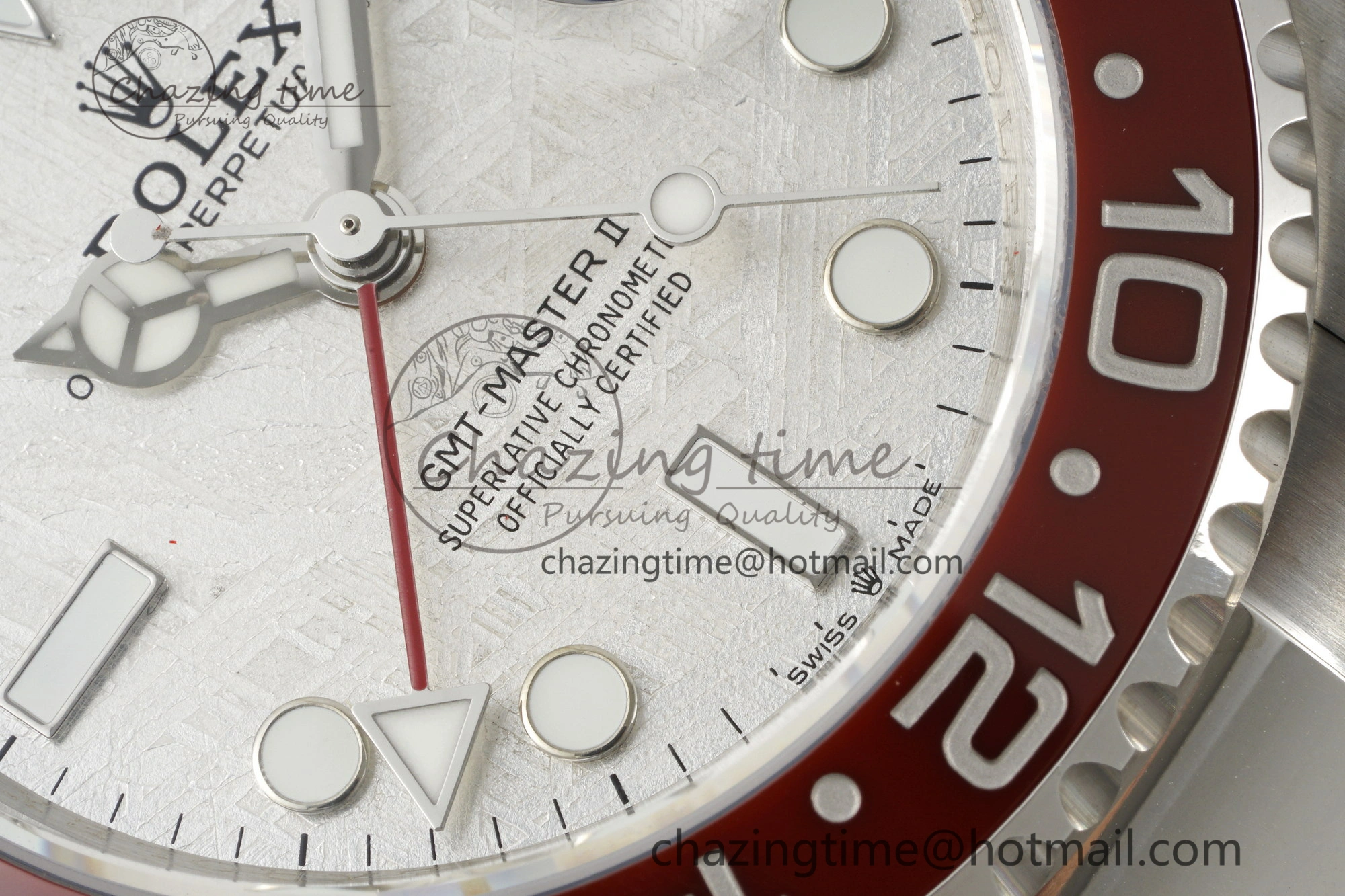 GMT Master II 126719 BLRO Meteorite 904L SS JDF 1:1 Best Edition on Bracelet VR3285 CHS