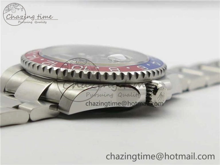 GMT Master II 126719 BLRO Red Blue Ceramic 316L Steel Bp Maker 1:1 Best Edition Black Dial on SS Bracelet SA3186