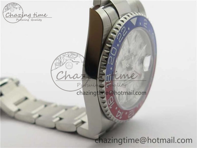 GMT Master II 126719 BLRO Red Blue Ceramic 316L Steel Bp Maker 1:1 Best Edition Meteorite Dial on SS Bracelet A3285