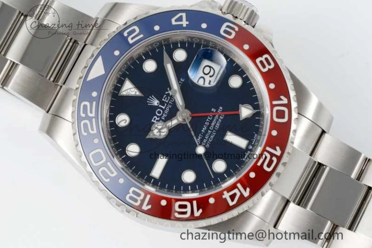 GMT-Master II 126719 BLRO Red Blue Ceramic 904L Steel APSF 1:1 Best Edition Blue Dial VR3285 CHS